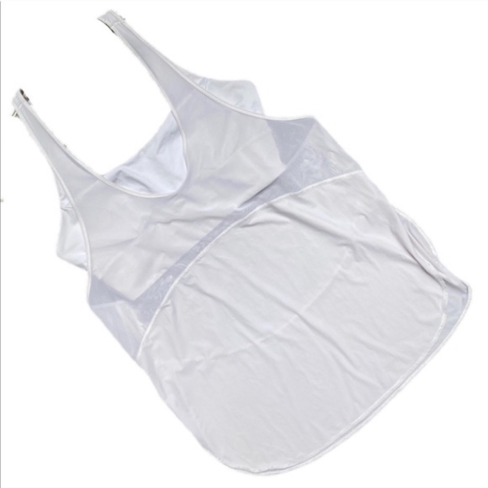 LULULEMON White Racer Back Athletic Tank Top